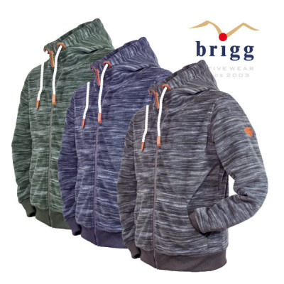 Pánská fleece mikina BRIGG zelená