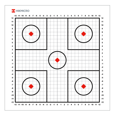 HIKMICRO sada termovizních nastřelovacích terčů