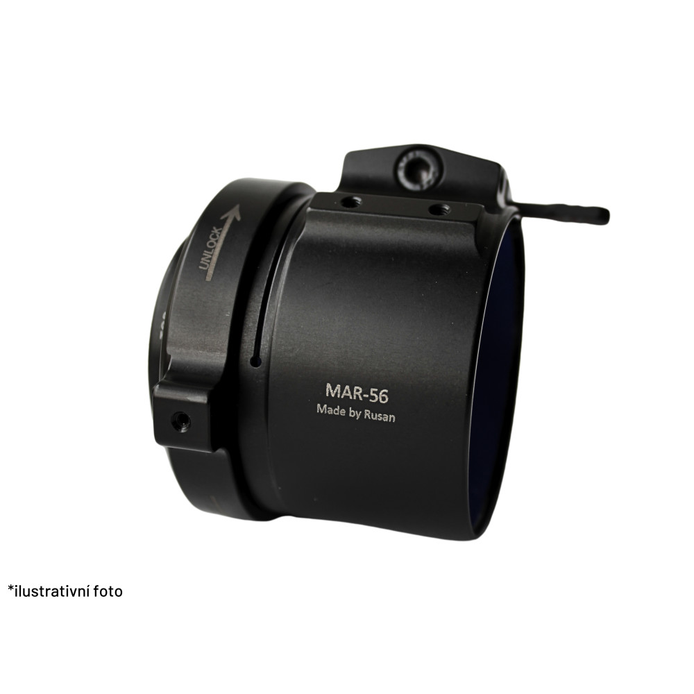 Rychloupínací objímka Rusan MAR-42 pro předsádky Hikmicro Thunder 2.0, 3.0 a ThermTec Hunt Rychloupínací objímka Rusan MAR-42 pro předsádky Hikmicro Thunder 2.0, 3.0 a ThermTec Hunt