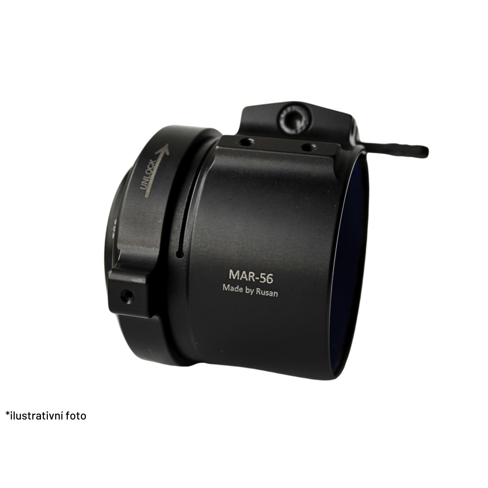 Rychloupínací objímka Rusan MAR-56 pro předsádky Hikmicro Thunder 2.0, 3.0 a ThermTec Hunt Rychloupínací objímka Rusan MAR-56 pro předsádky Hikmicro Thunder 2.0, 3.0 a ThermTec Hunt