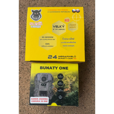 AKCE! 1+1 zdarma  Fotopast BUNATY 4G GSM sada komplet