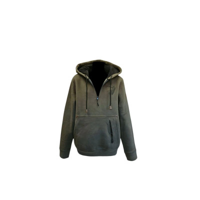 Mikina pánská s kapucí 1/2 zip