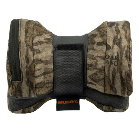 Protiskluzový kožený pásek uprostřed zajišťuje, aby opěrka pevně držela na místě i při manipulaci se zbraní.