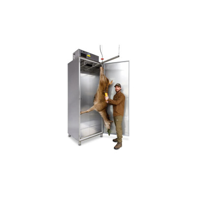 Elektrický lanový naviják (kladkostroj) s výškou zdvihu 11 m a max. nosností 200 kg s kladkou.