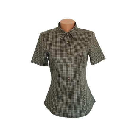 Dámská halenka s krátkým rukávem ze 100% bavlny.