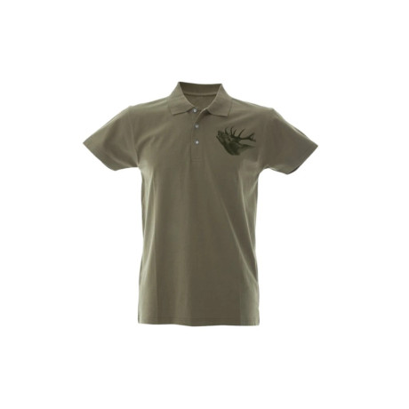 Polokošile s nenápadným potiskem z materiálu 100% bavlna. Barva tmavě zelená.