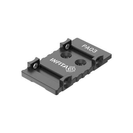 Infitac PA03 Glock MOS Pistol Adapter je montážní adaptér určený speciálně pro pistole Glock s platformou MOS