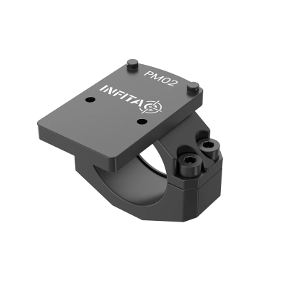 Infitac PM02 30mm Ring Mount je montážní adaptér s RMR rozhraním, který umožňuje připevnění termovizního kolimátoru Infitac FMP1