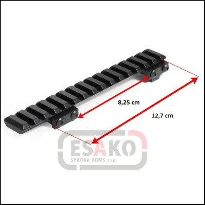Weaver - picantinny lišta Recknagel CZ 550, 557