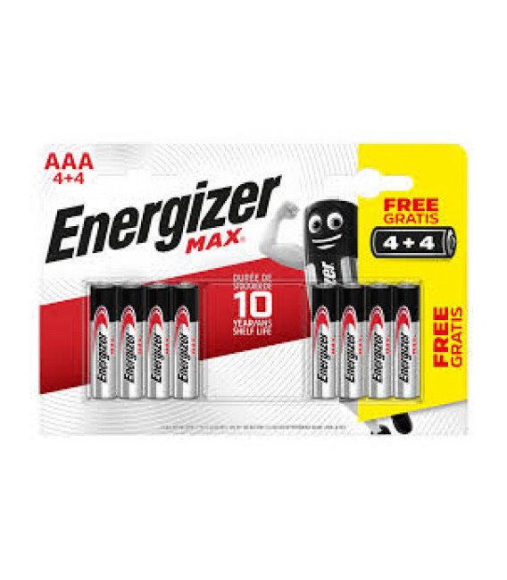 Energizer MAX Baterie - Mikrotužka AAA 8ks