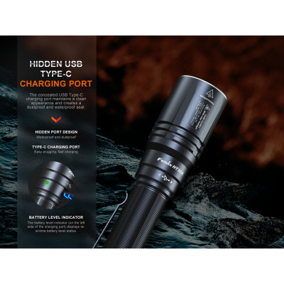 Nabíjecí laserová svítilna Fenix HT30R