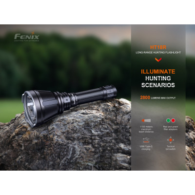 Lovecká nabíjecí svítilna Fenix HT18R