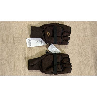 Fleecové rukavice s klopou, membránou, velmi teplé